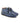 Moccasin Boots in Metallic Leather - Blue - Atlanta Mocassin