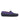 Penny Moccasins in Leather - Blue textured & Purple - Atlanta Mocassin