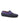 Penny Moccasins in Leather - Blue textured & Purple - Atlanta Mocassin