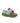 Mocassins de Bebé com Tira em Pele Lisa - Riscas Verdes - Atlanta Mocassin