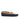 Penny Moccasins in Smooth Leather - Blue & Beige Lase-cut Vamp - Atlanta Mocassin