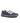 Sapatilhas 3 tiras - pele azul escuro e branco - Atlanta Mocassin