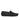 Plain Moccasins in Suede - Black Flower Print - Atlanta Mocassin