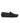 Plain Moccasins in Suede - Black Flower Print - Atlanta Mocassin