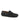 Plain Moccasins in Suede - Black Flower Print - Atlanta Mocassin