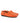 Mocassins Walkers 015 em Pele Lisa - Pala Vazada Laranja - Atlanta Mocassin