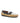 Mocassins Travessão em Pele Lisa - Pala Vazada em Bege e Azul - Atlanta Mocassin
