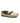 Mocasines Antifaz en Piel Lisa - Pala Calada en Beige y Azul - Atlanta Mocassin