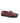 Sarah de Franjas com Travessão - pele polida bordeaux - Atlanta Mocassin