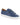 Three Straps Sneakers in Smooth Leather - Blue Ocean - Atlanta Mocassin