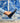 Mocasines de Pala Lisa en Charol Azul Navy y Blue Garden - Atlanta Mocassin