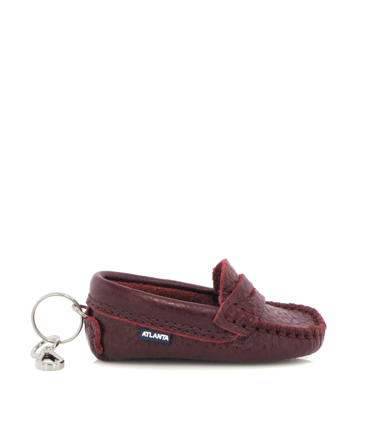 Porta-chaves Mini Mocassin - gravado bordeux