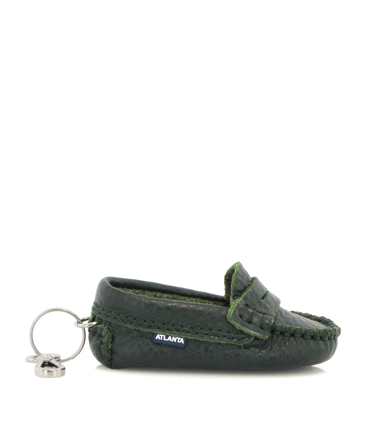 Porta-chaves Mini Mocassin - gravado verde