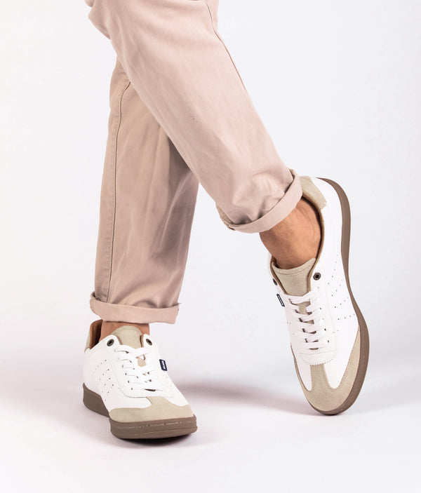 T-Sneakers in Smooth leather - White - Atlanta Mocassin