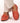 Yoki Loafers in Little Grainy Leather - Coral - Atlanta Mocassin