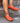 015 Walkers Moccasins in Smooth Leather - Orange Laser-cut Vamp - Atlanta Mocassin