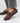 Penny Moccasins in Suede - Brown Flower Print - Atlanta Mocassin