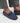 Laces Walkers in Suede - Blue Flower Print - Atlanta Mocassin