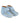 Fringed Moccasin Boots in Suede - Sky Blue - Atlanta Mocassin