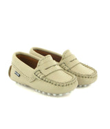 Penny Baby Mocs in Smooth Leather - Sand - Atlanta Mocassin