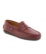 Penny Moccasins in Grainy Leather - Cremisi - Atlanta Mocassin