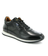 Runners in Pull Up Leather - Black - Atlanta Mocassin