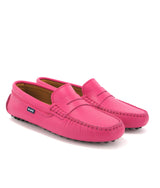 Penny Drivers in Smooth Leather - Fuchsia - Atlanta Mocassin