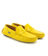 Penny Drivers in Smooth Leather - Yellow - Atlanta Mocassin