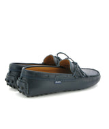 Laces Drivers in Smooth Leather - Dark Blue - Atlanta Mocassin