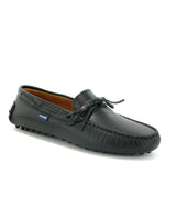 Laces Drivers in Smooth Leather - Black - Atlanta Mocassin