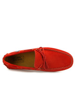 Laces City Drivers in Suede - Red - Atlanta Mocassin