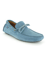 Laces City Drivers in Suede - Blue jeans - Atlanta Mocassin