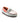 Penny Moccasins in Grainy Leather - Turquoise Blue/White/Orange - Atlanta Mocassin