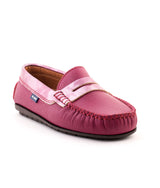 Penny Moccasins in Printed Leather - Pink Print - Atlanta Mocassin