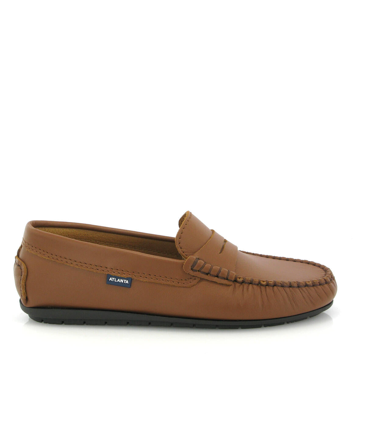 Penny Moccasins in Smooth Leather - Tawny - Atlanta Mocassin