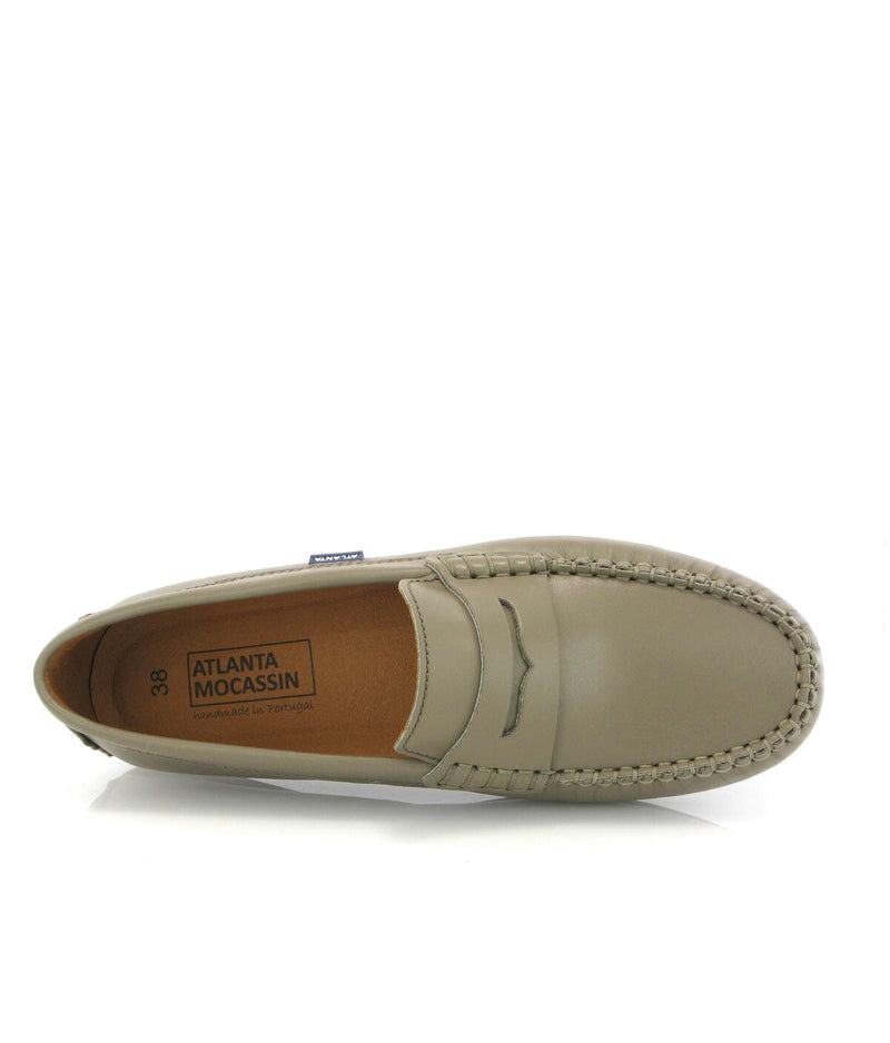 Penny Moccasins in Smooth Leather - Earth - Atlanta Mocassin