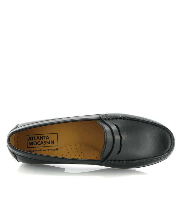 Yoki Loafers in Leather - Black - Atlanta Mocassin