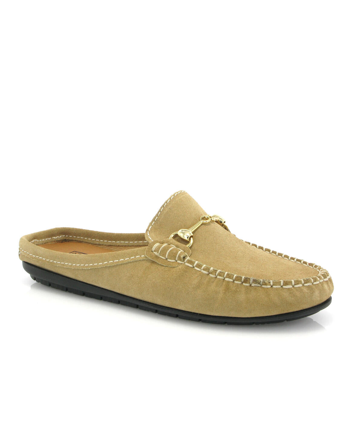 Fiji Buckle Beige Suede side view