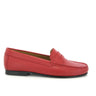 Yoki Loafers in Little Grainy Leather - Red - Atlanta Mocassin