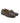 Yoki Loafers in Little Grainy Leather - Dark Brown - Atlanta Mocassin