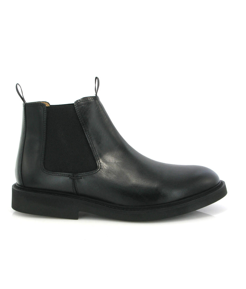 Chelsea Boots in Pull Up Leather - Black - Atlanta Mocassin