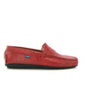 Penny Moccasins in Croco-Effect Leather - Red - Atlanta Mocassin