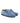 Plain Moccasins in Bayou Leather - Alaskan Blue - Atlanta Mocassin