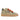 3 Straps Sneaker Boots in Leather - Beige Dino Print - Atlanta Mocassin