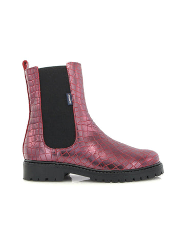 Nyra Boots in Mirage Leather - Red - Atlanta Mocassin