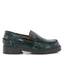 Aurea in Pipoca Leather - Petrol - Atlanta Mocassin