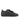 Laces and Zip Sneakers in Mirage Leather - Black - Atlanta Mocassin