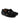 Plain Moccasins in Velvet Leather - Black/Embroidered Moon and Stars - Atlanta Mocassin