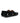 Plain Moccasins in Velvet Leather - Black/Embroidered Moon and Stars - Atlanta Mocassin