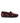 Plain Moccasins in Velvet Leather - Burgundy/Embroidered Moon and Stars - Atlanta Mocassin